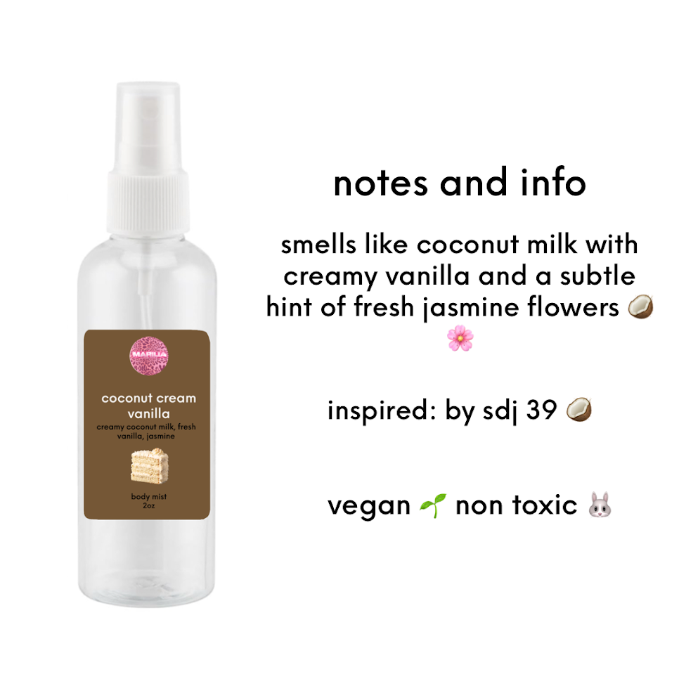 *NEW* Coconut Cream Vanilla Body Mist 🥥