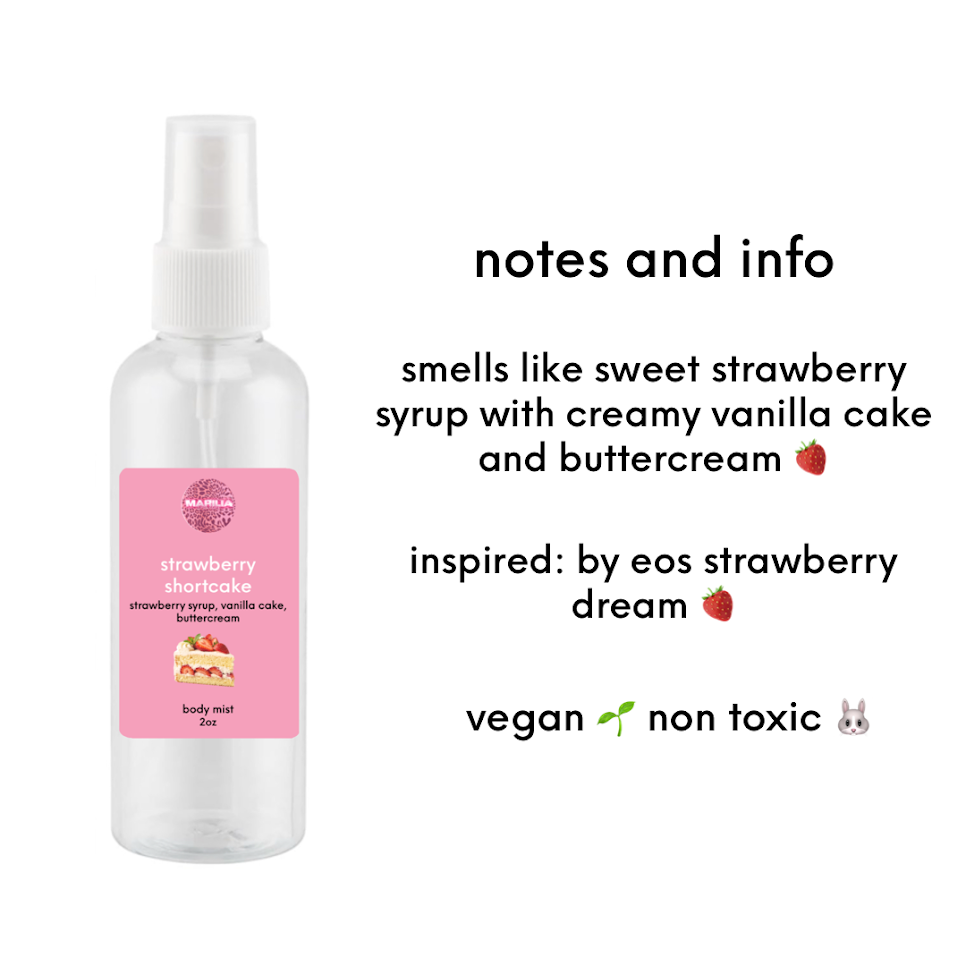 *NEW* Strawberry Shortcake Body Mist 🍓🍰