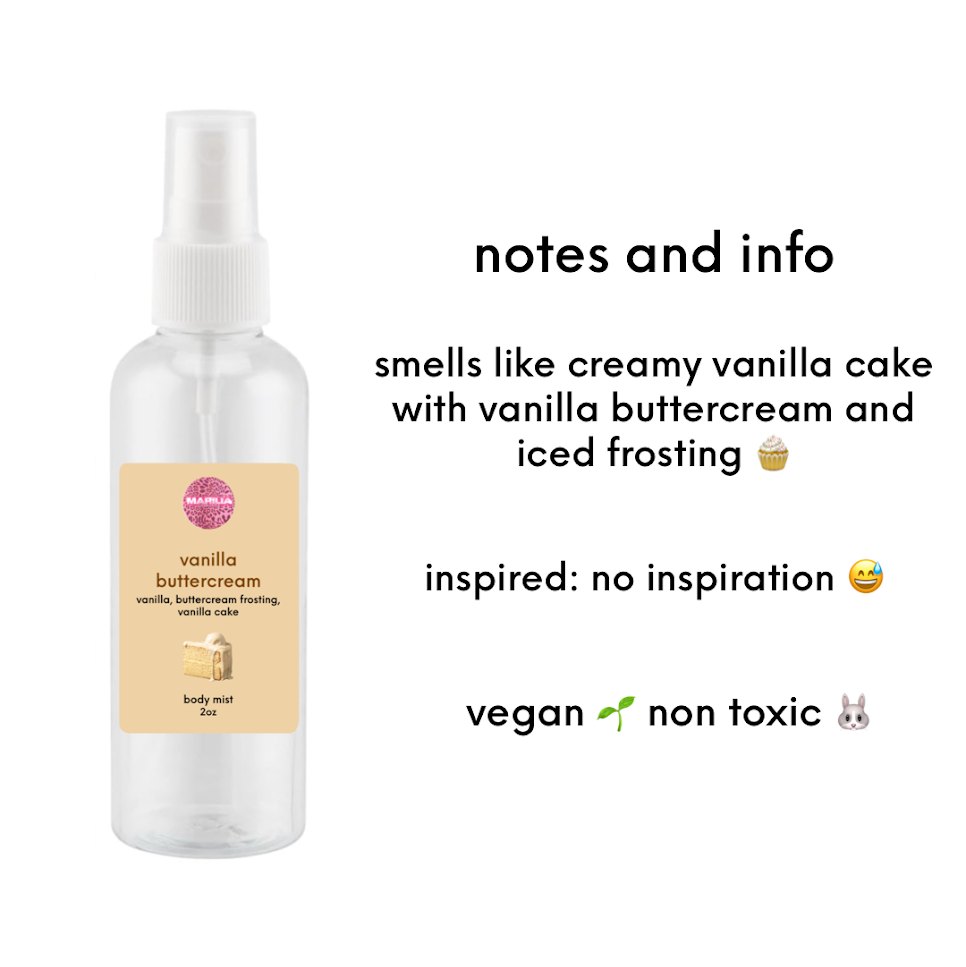 *NEW* Vanilla Butter Cream Body Mist 🧁